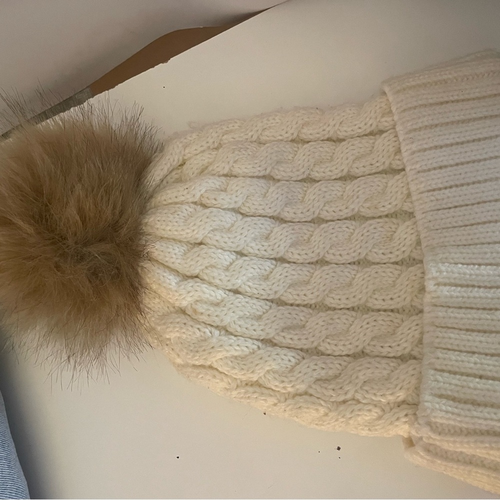 Amazon white beanie